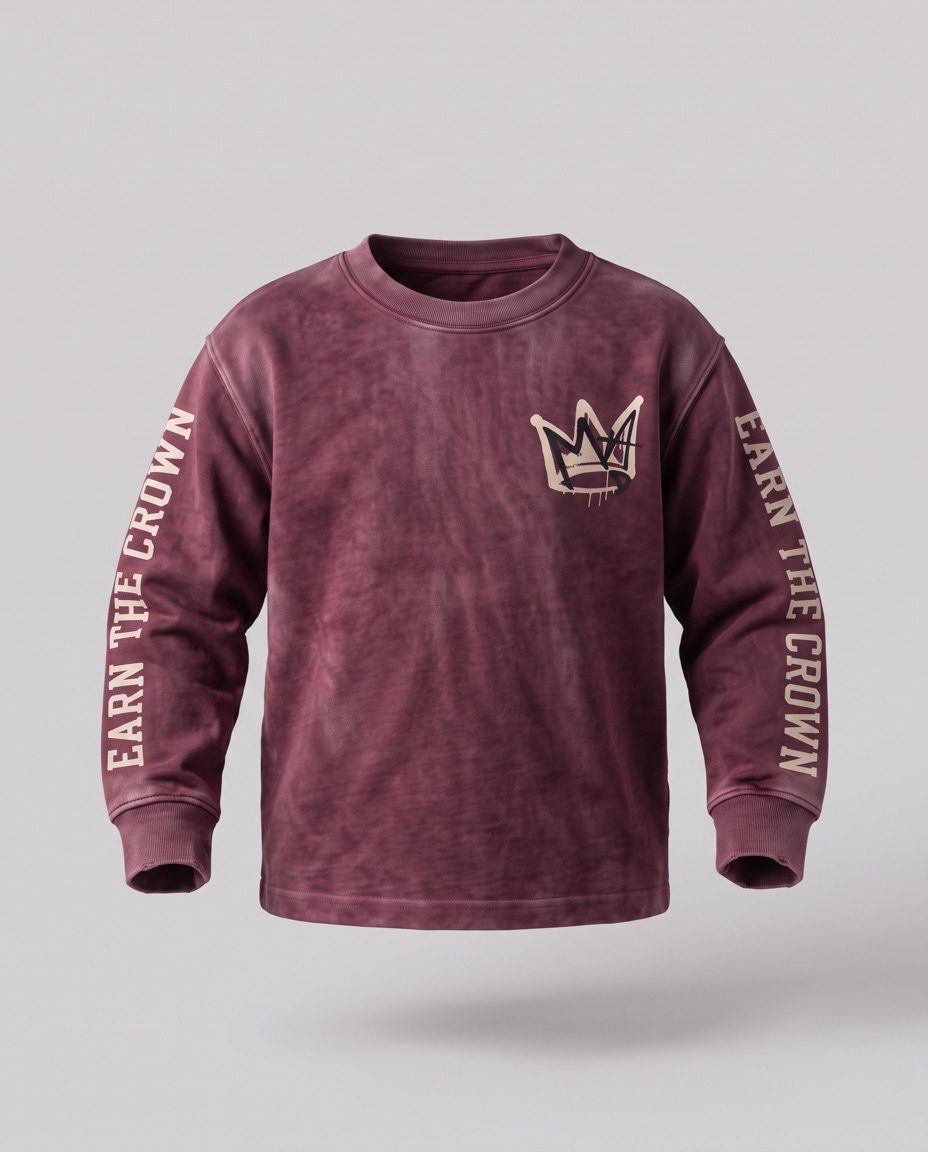 Kids Earn the Crown Long-Sleeve