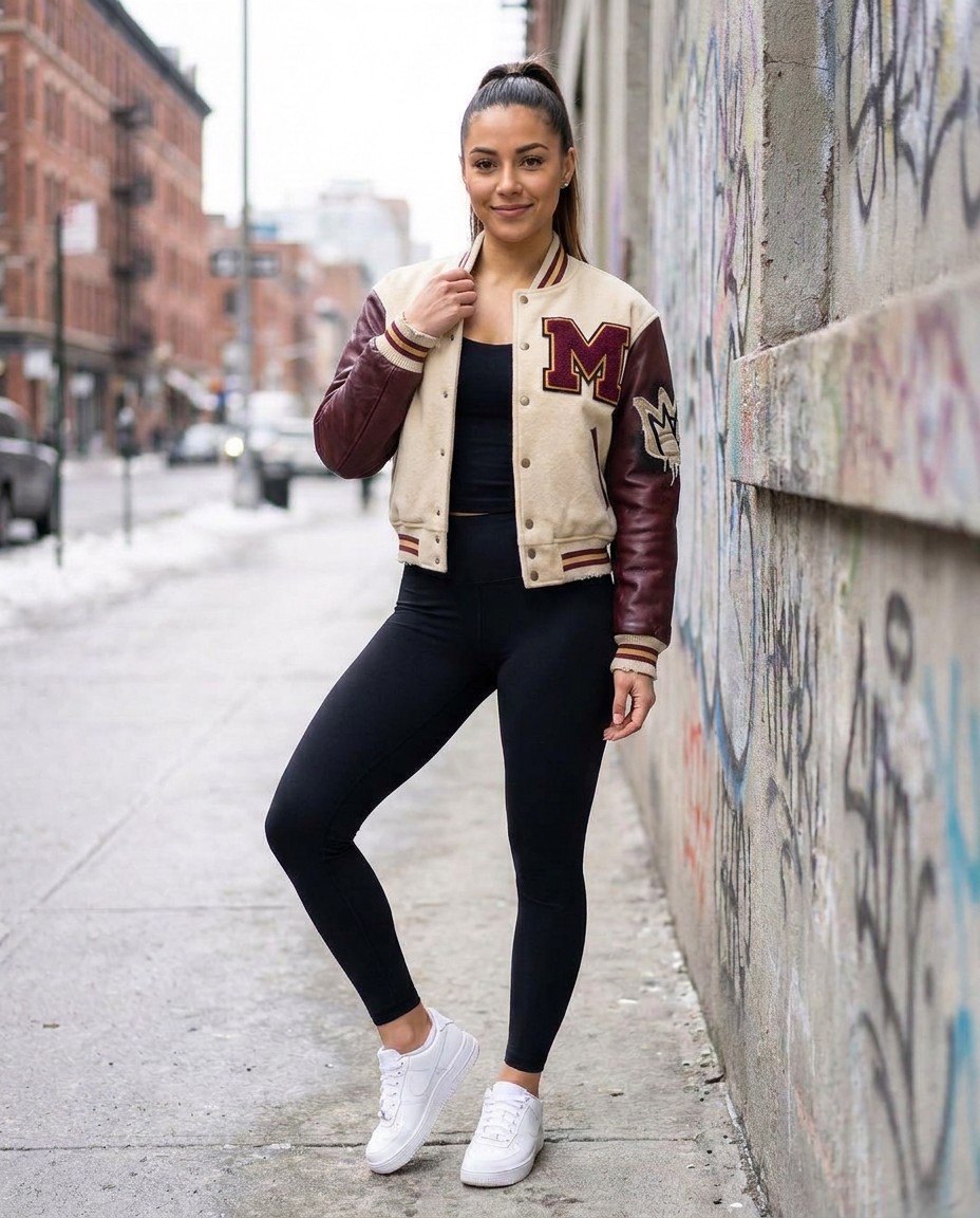 Women's Cropped Varsity