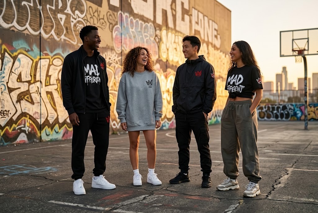 MAD Collectives community wearing MAD Merch